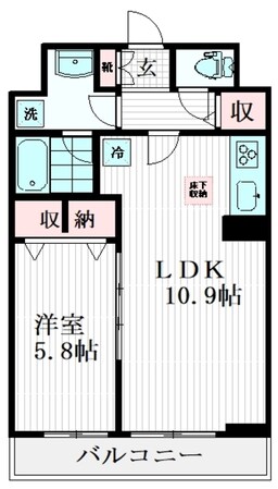 CLASYAの物件間取画像